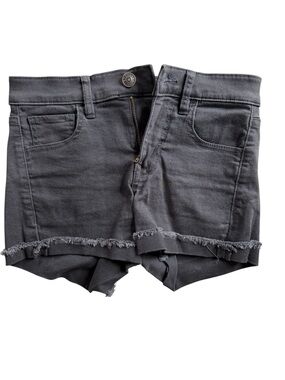 Express black denim mid rise STRETCH shorts size 00. Fits like a 1-2, NWOT